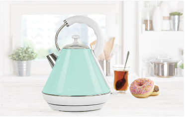 SQ Professional Dainty Legacy Kettle 1.8 Litre 2200 Watt Seafoam