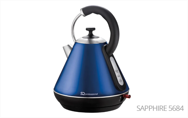 SQ Professional Gems Legacy Kettle 1.8 Litre 2200 Watt Sapphire