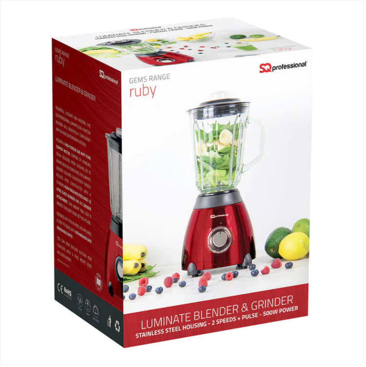 SQ Professional Luminate Blender and Grinder 500W Emerald