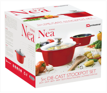 SQ Professional Nea Stockpot Set of 5 Nera