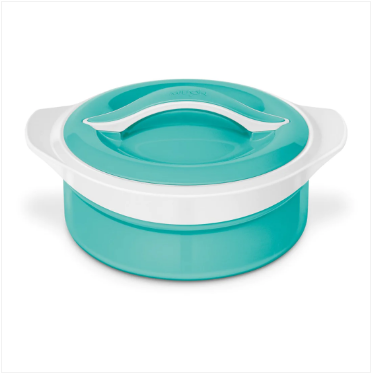 SQ Zenith Insulated Casserole Set 3pc Aqua-White 1L-1.5L-2.5L