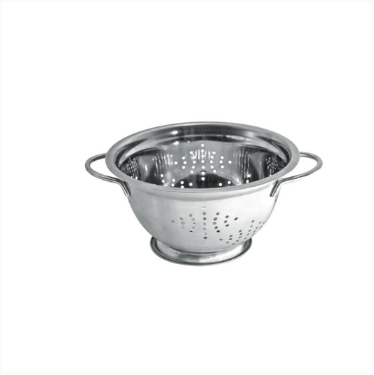 STAINLESS STEEEL EXTRA DEEP COLANDER BRUSHED FINSIH 24X13.50 CM