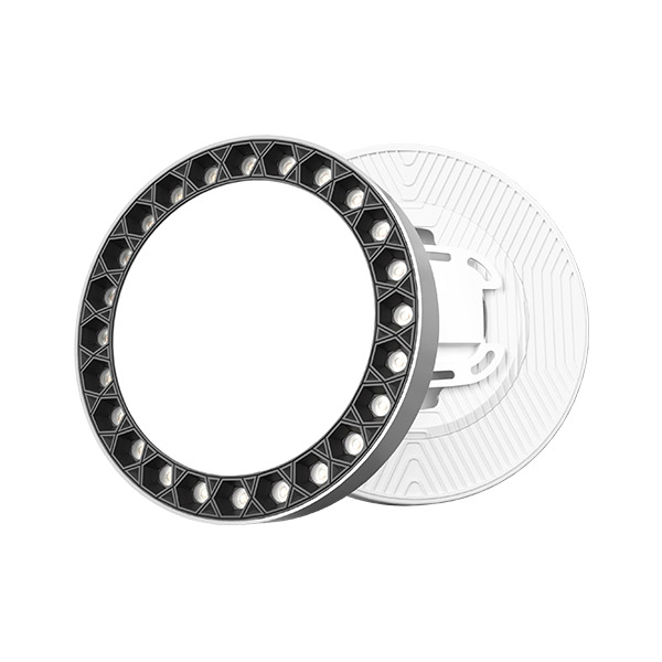 SURFACE MOUNTED SPOT AND DOWNLIGHT, 18+18W, 85-265V, BLACK COLOR