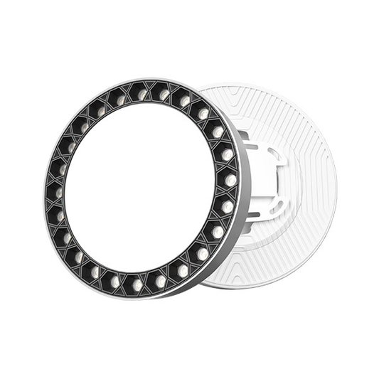 SURFACE MOUNTED SPOT AND DOWNLIGHT, 18+18W, 85-265V, BLACK COLOR
