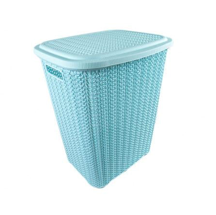 Saral Knit Laundry Basket Rattan Style Indoor Kitchen Bedroom Basket 54 Litre