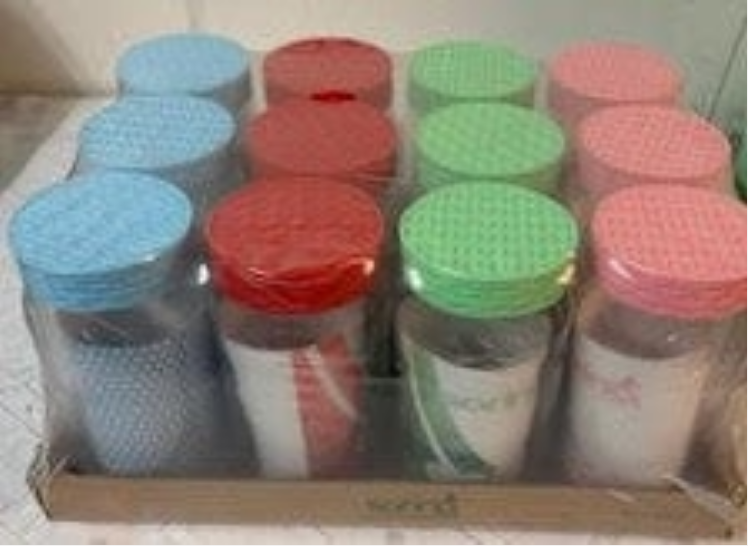 Sarina Glass Jar 1 Litre Assorted Colours