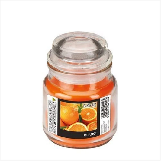 Scented Glass Candle Orange 6.3 x 8.5 cm