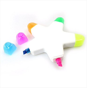 School Stationery Star Shaped Highlighter Marker Pen