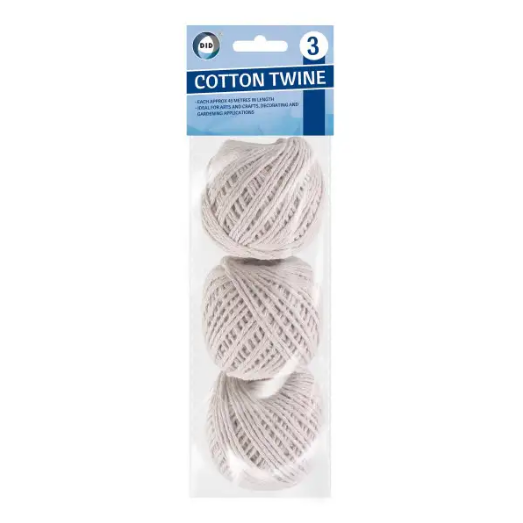 3pc Cotton Twine (3 x 45M)