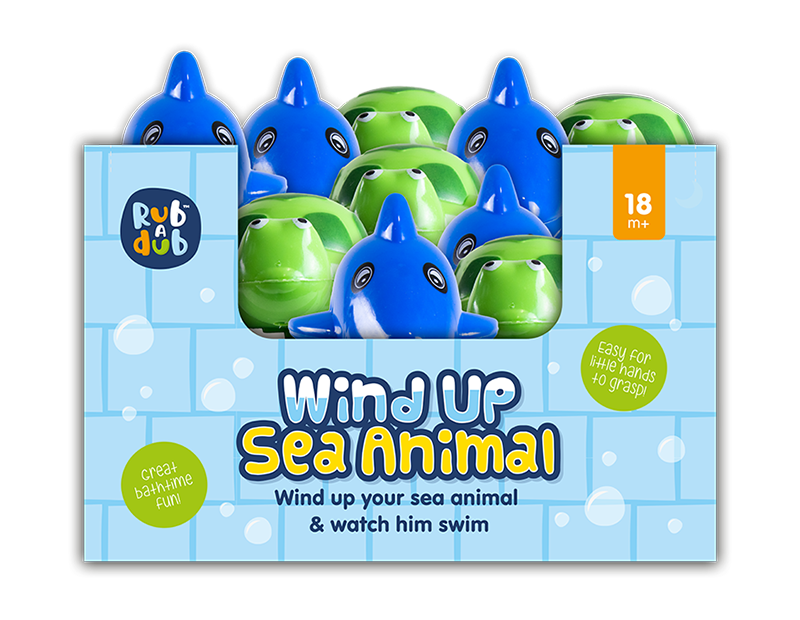 Sea Animal Wind Up Bath Toy PDQ