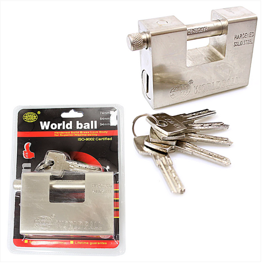 Security DIY World Ball Lock With Keys Included 94mm