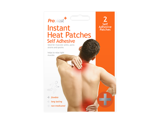 Self Adhesive Instant Heat Pads - 2 Pack