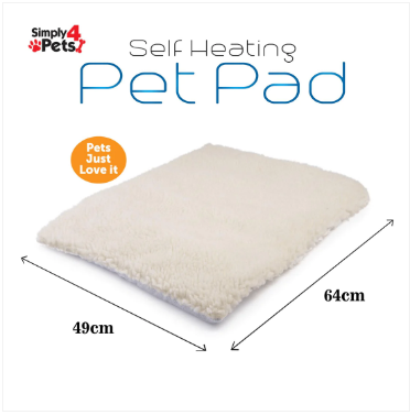 Self Heating Pet Blanket Pad Medium Size 49 x 64cm