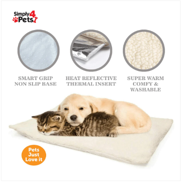 Self Heating Pet Blanket Pad Medium Size 49 x 64cm