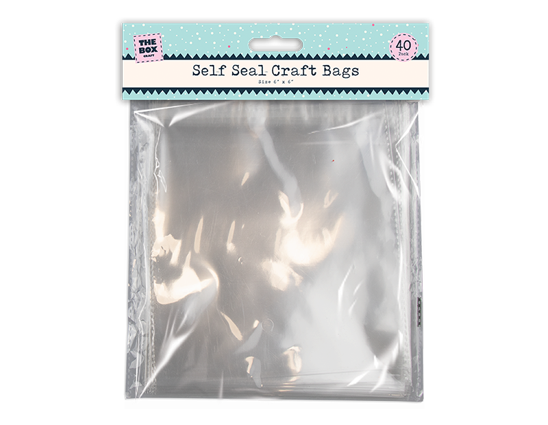 Self Seal Craft Bags 40pk