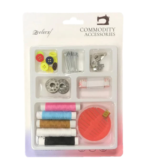 Sewing Kit Set with Assorted Supplies and Measuring Tape