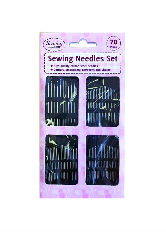 Sewing Needles Set High Quality Carbon Steel 70 Piece Assorted