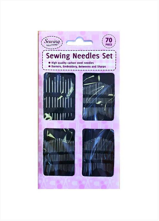 Sewing Needles Set High Quality Carbon Steel 70 Piece Assorted