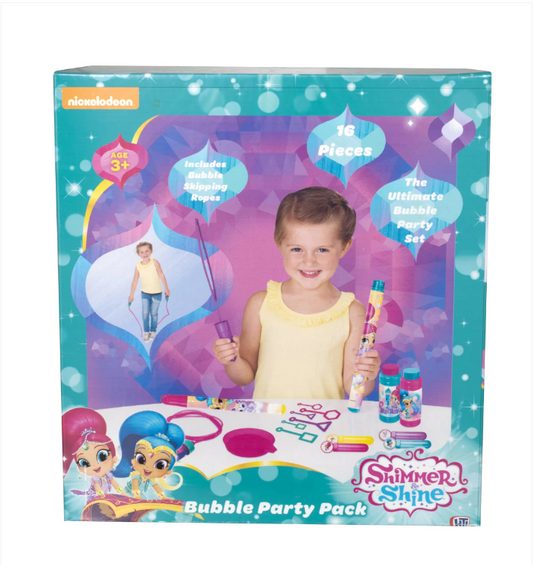 Shimmer & Shine Bubble Party Blowing Full Kids Party Set Nickelodeon