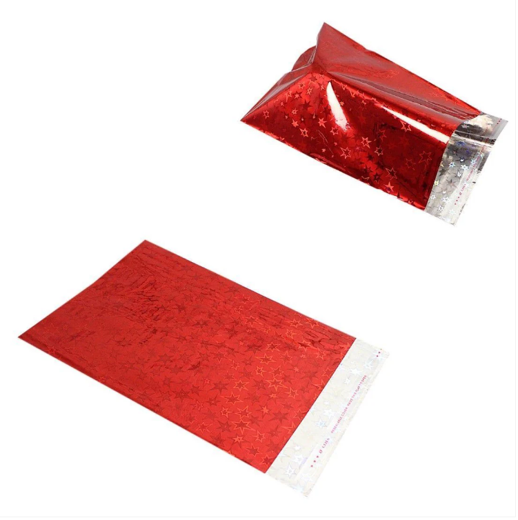 Shiny Gift Wrapping Packaging Gift Bag Envelope 16cm x 22cm Pack Of 7 Assorted Colours