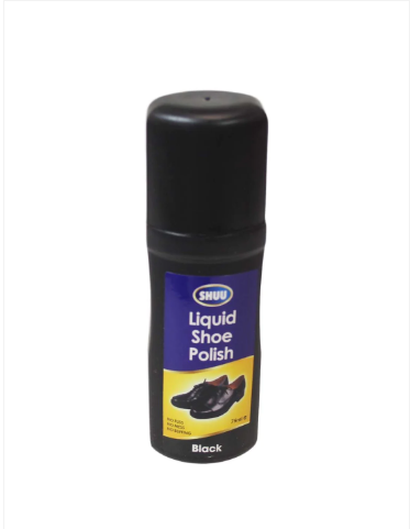 Shuu Instant Shoe Polish Liquid Cleaner With Sponge Cleans Shines 75ml Assorted Colours