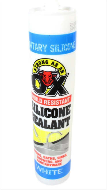 Silicone Sealant Cures Quickly For Permanent Flexible Seal 1 Piece