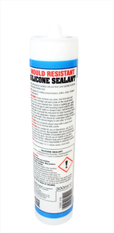 Silicone Sealant Cures Quickly For Permanent Flexible Seal 1 Piece