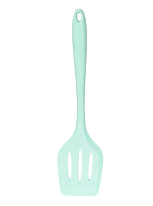 Silicone Slotted Spatula 30 x 8 cm Assorted Colours