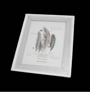 Silver / Gold Sparkly Photo Frame 15 x 20 cm Assorted Colours