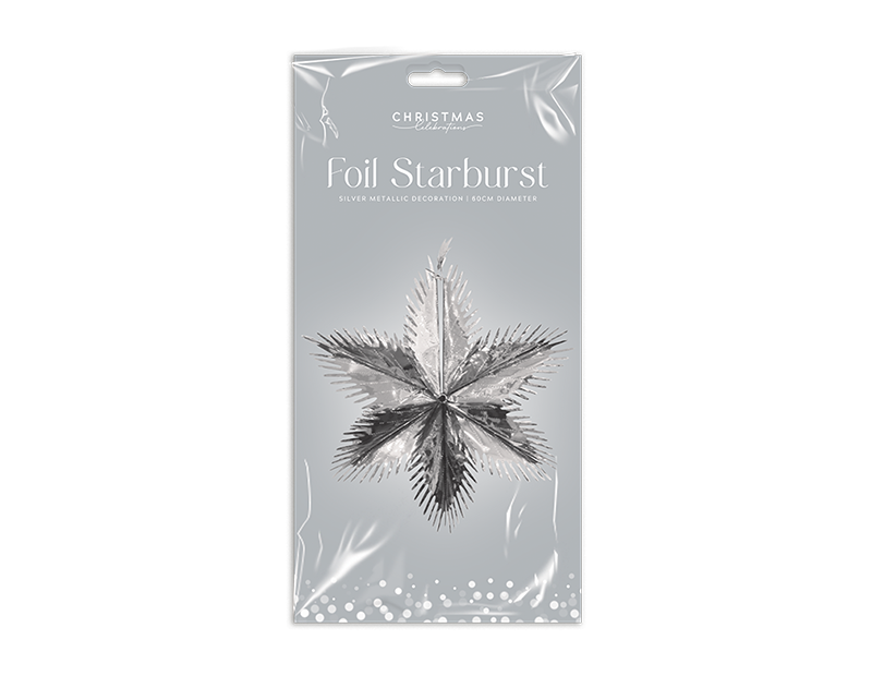 Silver Foil Starburst