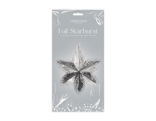 Silver Foil Starburst