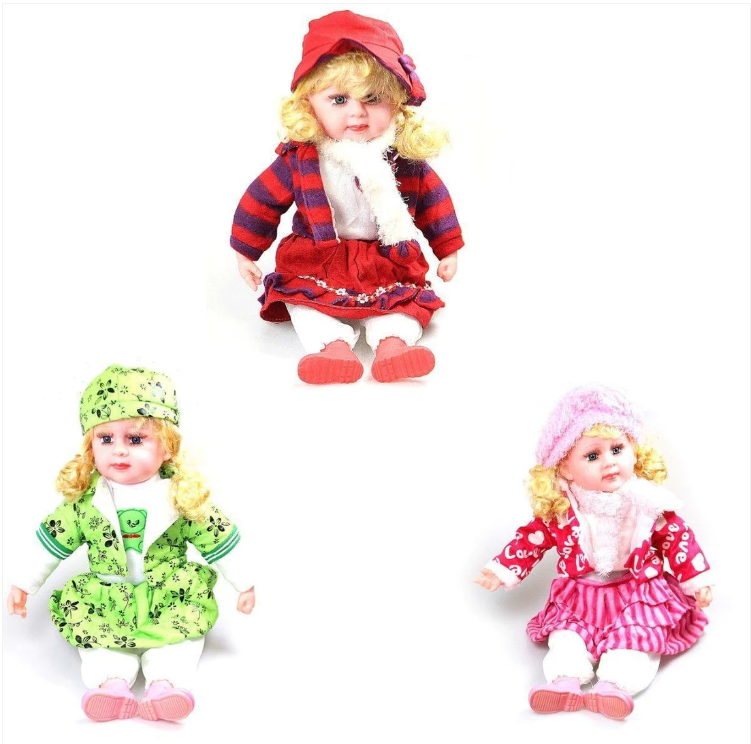 Singing Happy Birthday Dolls Assorted Designs Childrens Fun Play