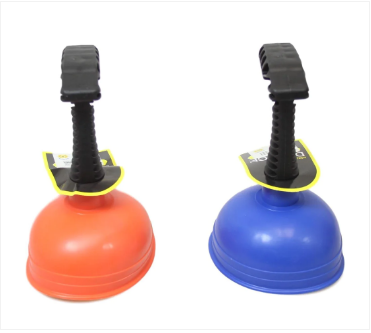 Sink Bathroom Toilet Suction Plunger 3 Colours Available Short Handle 12cm