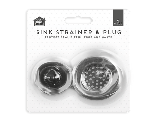 Sink Strainer & Plug Set - 2 Piece