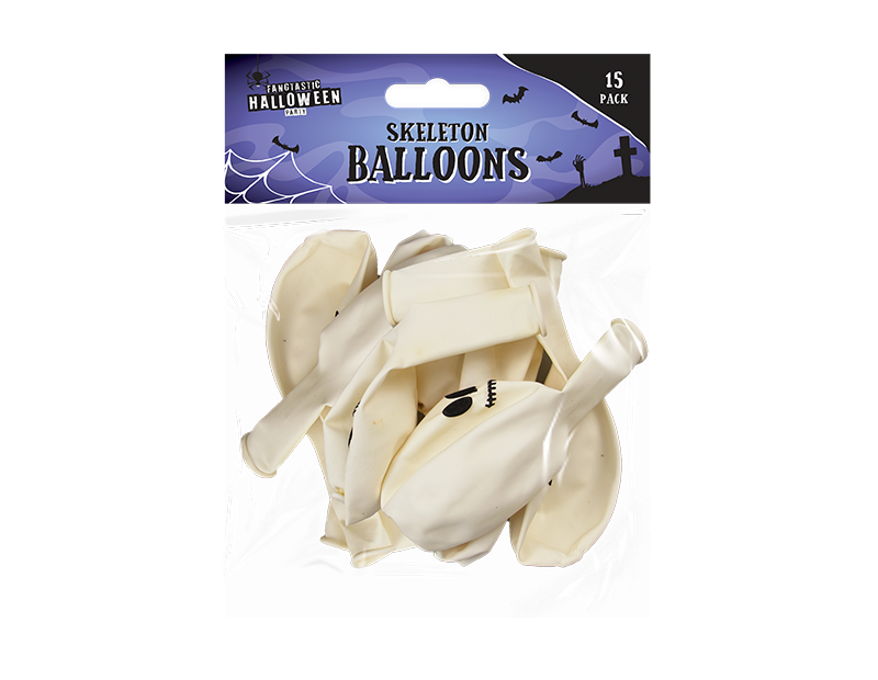 Skeleton Balloon 15PK