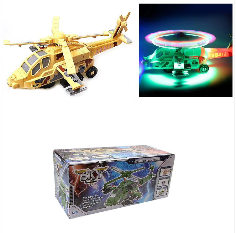 Sky Light And Music Universal Helicopter Requires 3AA Batteries