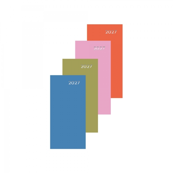 Slim Colour Block Diary in CDU