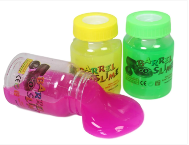 Slime Feeding Bottle Stress Relief Slime Kids Fun Putty Bottle Assorted Colours