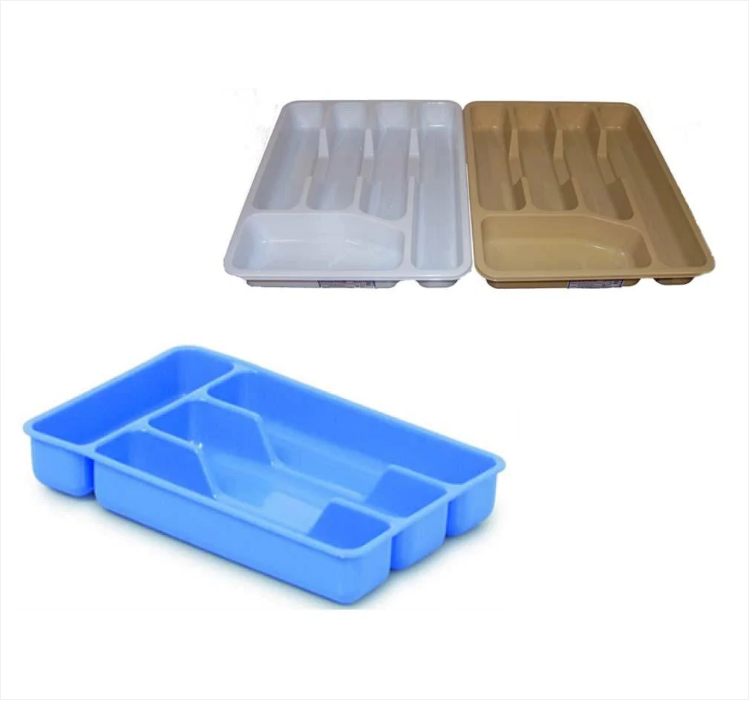 Small Cutlery Tray Assorted Colours Random Sent x 1 Home Kitchen