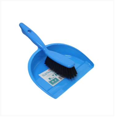 Small Dustpan And Brush Home Bedroom Bathroom Blue/Pink Random Sent