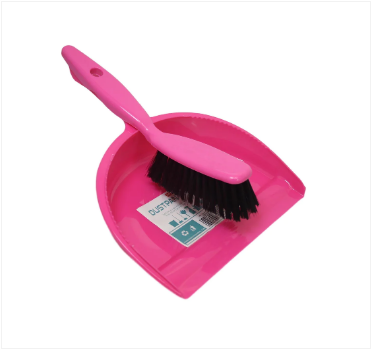 Small Dustpan And Brush Home Bedroom Bathroom Blue/Pink Random Sent