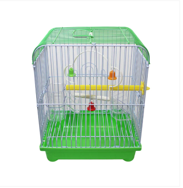 Small Indoor Outdoor Bird Cages Green Pink Blue Random Sent 22cm x 27cm