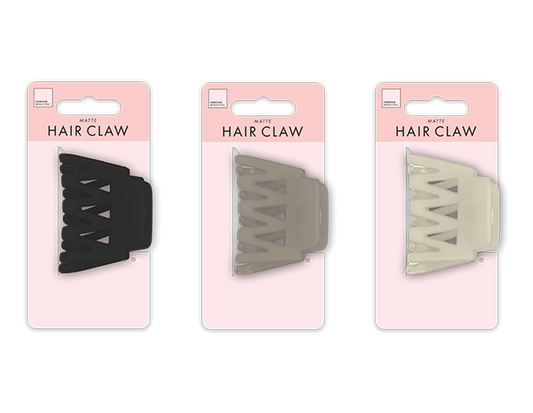 Small Matte Hair Claw Clip