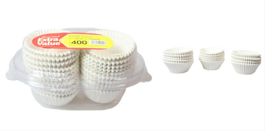 Small White Muffin / Cupcake Cases Pack of 400