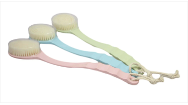 Soft Bristle Exfoliating Bath Brush Long Handle Back Scrub 35 cm Assorted Colours