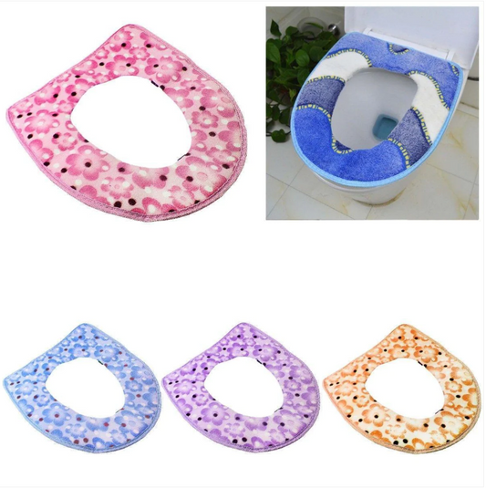 Soft Comfortable Luxury Felt Toilet Seat Cover In Assorted Colours Home Bathroom