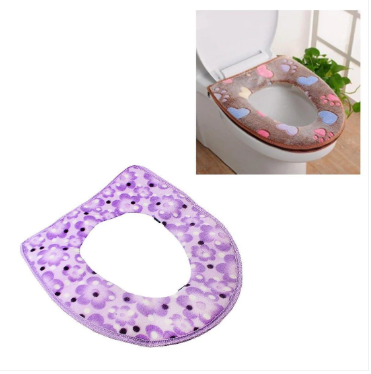 Soft Comfortable Luxury Felt Toilet Seat Cover In Assorted Colours Home Bathroom