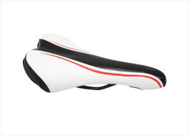 Soft Cushioned Bicycle Saddle Seat With Sports Print Design Comfort Ride 28 x 15cm