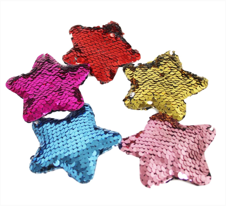 Soft Sequin Keychain 7 cm Assorted Designs and Colours