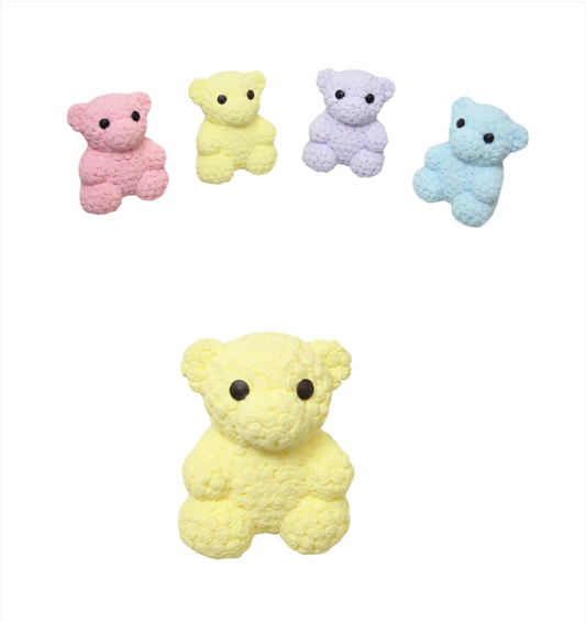 Soft Teddy Bear Flashing Light Squeezy Stress Relief Rose Style Teddy Assorted